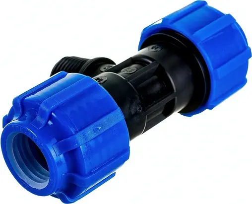 Тройник компрессионный переходной 20мм x ½&quot;н x 20мм ТПК-Аква 51201220