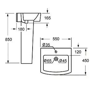 Пьедестал BelBagno Mattino белый BB1060P Пьедестал BelBagno Mattino белый BB1060P, 2