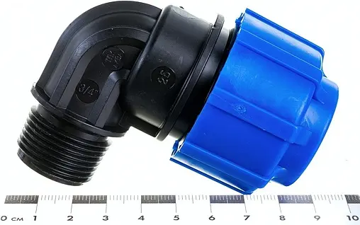 Уголок компрессионный переходной 25мм x ¾&quot;н ТПК-Аква 50012534