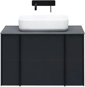 Тумба-умывальник подвесной Allen Brau Reality 80 антрацит 1.32005.AM+, 4