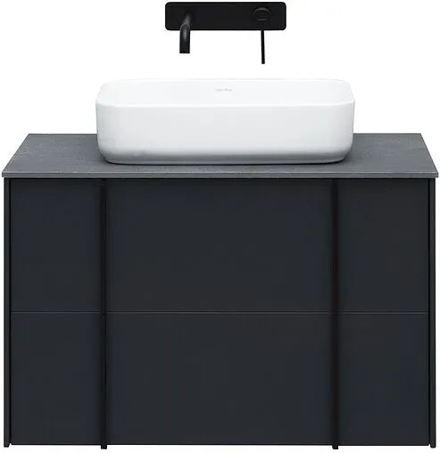 Тумба-умывальник подвесной Allen Brau Reality 80 антрацит 1.32005.AM+