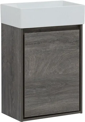 Тумба под умывальник подвесная Aquanet Милан 45 дуб рошелье 00339964