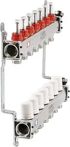 Группа коллекторная с расходомерами 7 отводов 1"в/в x ¾"ек Uni-fitt 450I4307 Группа коллекторная с расходомерами 7 отводов 1"в/в x ¾"ек Uni-fitt 450I4307, 3