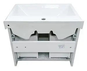 Тумба-умывальник подвесная Comforty Никосия 60П дуб белый 00004138879CF, 5