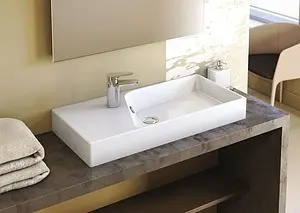 Раковина Jacob Delafon Rythmik 100 R белый EXN112-00 Раковина Jacob Delafon Rythmik 100 R белый EXN112-00, 4