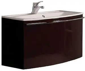 Тумба-умывальник подвесная Aquaton Севилья 95 гранат 1A1264K0SE340 Тумба-умывальник подвесная Aquaton Севилья 95 гранат 1A1264K0SE340, 1