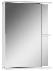 Шкаф-зеркало Айсберг Норма 1-50 L белый DA1601HZ, 1