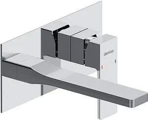 Смеситель для раковины из стены Damixa Gala хром 530260000 Смеситель для раковины из стены Damixa Gala хром 530260000, 1