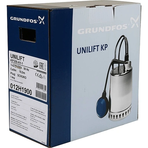 Насос дренажный Q=11.2м³/ч H=7.5м Grundfos UNILIFT KP 250-AV1 012H1900