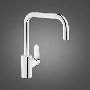 Смеситель для кухни с выдвижным изливом Grohe Eurodisc Cosmopolitan хром 31122002 Смеситель для кухни с выдвижным изливом Grohe Eurodisc Cosmopolitan хром 31122002, 3
