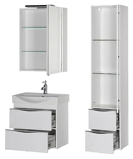 Шкаф-пенал Aquanet Франка 40 R белый 00183049