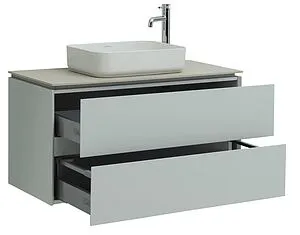 Тумба-умывальник подвесной Allen Brau Infinity 100 папирус 1.21003.PWM+, 4