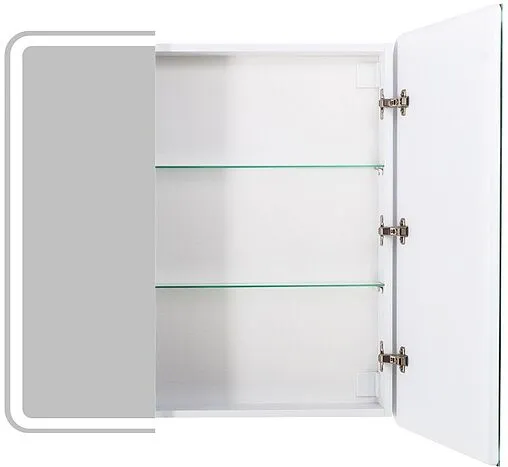 Шкаф-зеркало BelBagno 80x80 белый SPC-MAR-800/800-2A-LED-TCH