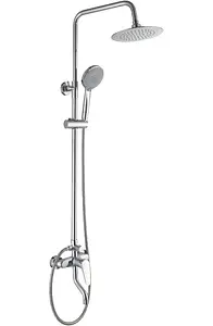 Душевая система со смесителем для ванны Aquanet Round хром FSC1602-2 Душевая система со смесителем для ванны Aquanet Round хром FSC1602-2, 1