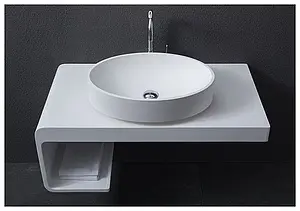 Консоль под умывальник Aquanet Corner K7L 100 белый матовый K7L, 5