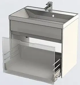 Тумба-умывальник Aquanet Латина 70 белый 00180000+00179394 Тумба-умывальник Aquanet Латина 70 белый 00180000+00179394, 5