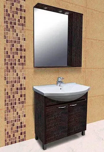 Шкаф-зеркало Aquanet Донна 80 R венге 00168939