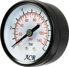 Манометр аксиальный ACR 50мм 10 бар ¼&quot;