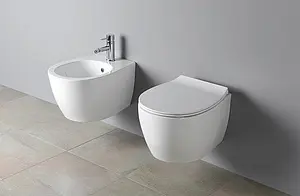 Биде подвесное ISVEA Sentimenti Neo белый 10AR41010SV Биде подвесное ISVEA Sentimenti Neo белый 10AR41010SV, 3