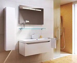 Шкаф-пенал подвесной Aqwella Ancona 25 белый An.05.25/W Шкаф-пенал подвесной Aqwella Ancona 25 белый An.05.25/W, 4