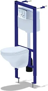 Комплект 5 в 1 Ани Пласт Элеганс WN1111 с кнопкой хром глянцевый Комплект 5 в 1 Ани Пласт Элеганс WN1111 с кнопкой хром глянцевый, 1