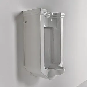 Писсуар со скрытым подводом воды Kerasan Waldorf белый 413001, 3