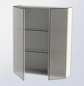 Шкаф-зеркало Aquanet Орлеан 75 L белый 00203979, 5