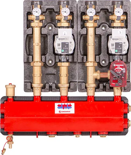 Насосный модуль с прямым контуром 1½&quot;н х 1&quot;в Giacomini R586RY111 без насоса