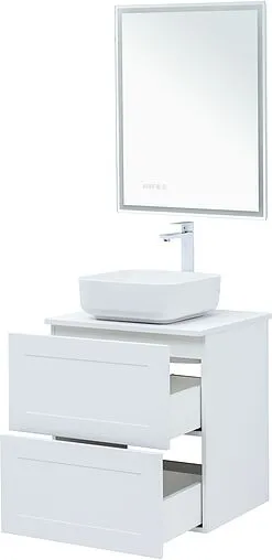 Тумба под умывальник подвесная Aquanet Терра 60 белый матовый 00313232