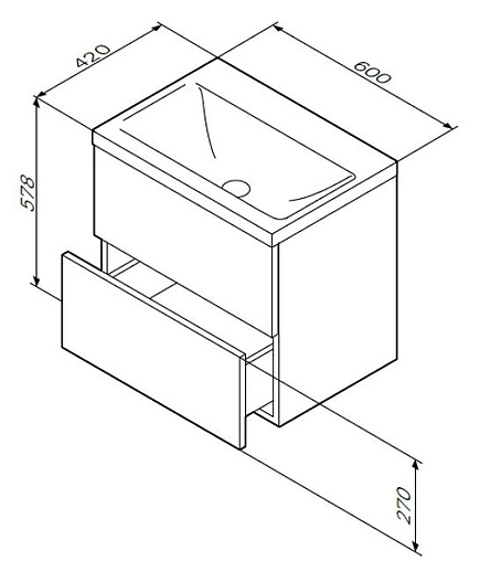 Тумба-умывальник подвесная Am.Pm Gem 60 белый M90FHX06022WG+M90WCC0602WG Тумба-умывальник подвесная Am.Pm Gem 60 белый M90FHX06022WG+M90WCC0602WG