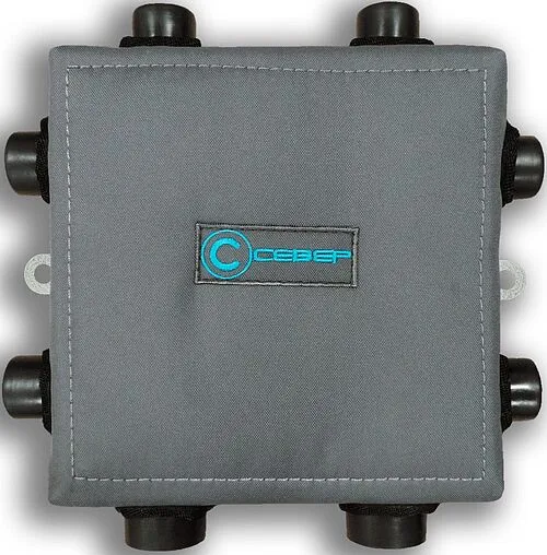 Распределительный коллектор 3 контура с гидрострелкой 1¼&quot;н x 1&quot;н Север-Компакт(Aisi) 1915017