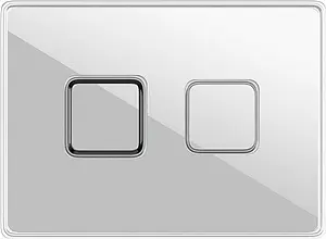 Клавиша смыва для унитаза Cersanit Accento Square 63530 белый глянцевый, 1