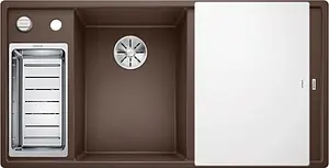 Мойка кухонная Blanco Axia III 6 S-F 100 L (доска стекло) кофе 524674 Мойка кухонная Blanco Axia III 6 S-F 100 L (доска стекло) кофе 524674, 1