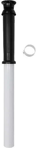 Коаксиальная труба Ø 60/100мм L=1530мм с наконечником (PP) для конденсационных котлов Vaillant 303200