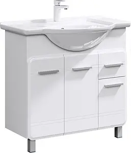 Тумба-умывальник напольная Aqwella Corsica 85 белый KOR0108+4620008197357 Тумба-умывальник напольная Aqwella Corsica 85 белый KOR0108+4620008197357, 1