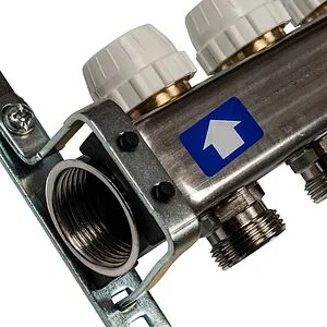 Группа коллекторная без расходомеров 7 отводов 1&quot;в/в x ¾&quot;ек Stout SMS-0932-000007, 5