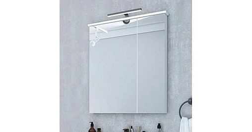 Шкаф-зеркало Aquaton Брук 60 белый 1A200502BC010