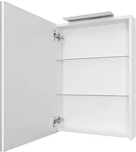 Шкаф-зеркало Roca Oleta 50 L белый глянец A857643806, 3