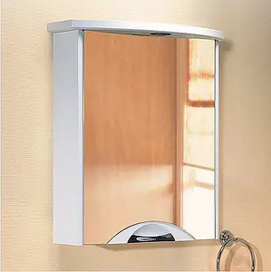 Шкаф-зеркало Aqwella Ultra-Lux 65 белый Ul-l.04.06.G, 2