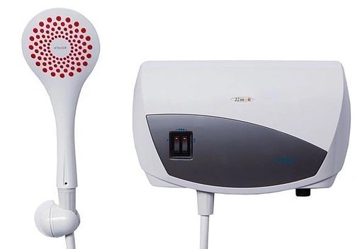 Водонагреватель проточный электрический Atmor Lotus 5 KW Shower белый/серый 3520202