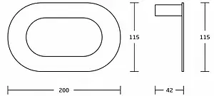 Полотенцедержатель Gross Aqua Space хром GA18232 Полотенцедержатель Gross Aqua Space хром GA18232, 2