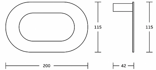 Полотенцедержатель Gross Aqua Space хром GA18232