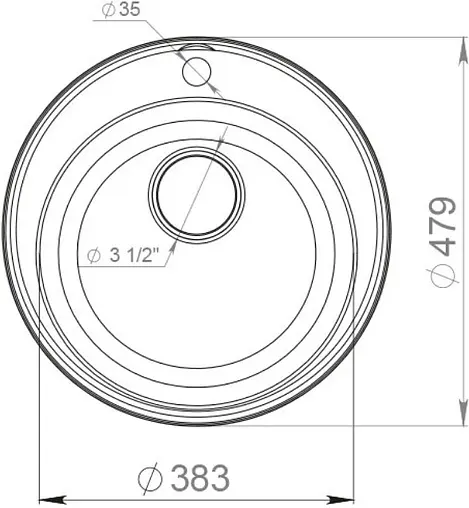Мойка кухонная GranFest Quarz GF-Z08 черный