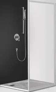 Душевое ограждение 720мм прозрачное стекло Roltechnik CSB 340-8000000-01-01, 3