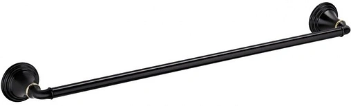 Полотенцедержатель Fixsen Luksor чёрный/золото FX-71601B