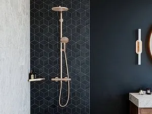 Полка Hansgrohe AddStoris шлифованная бронза 41741140 Полка Hansgrohe AddStoris шлифованная бронза 41741140, 3