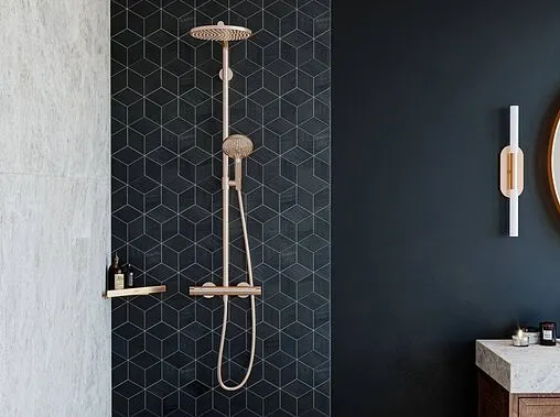 Полка Hansgrohe AddStoris шлифованная бронза 41741140
