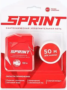 Нить уплотнительная бокс 50м + катушка 50м SPRINT 61012 Нить уплотнительная бокс 50м + катушка 50м SPRINT 61012, 1