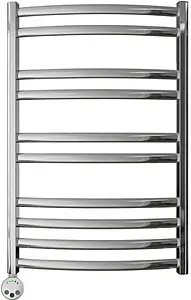 Полотенцесушитель электрический лесенка Lemark Atlantiss П10 800х500 полированная сталь LM32810RE, 1