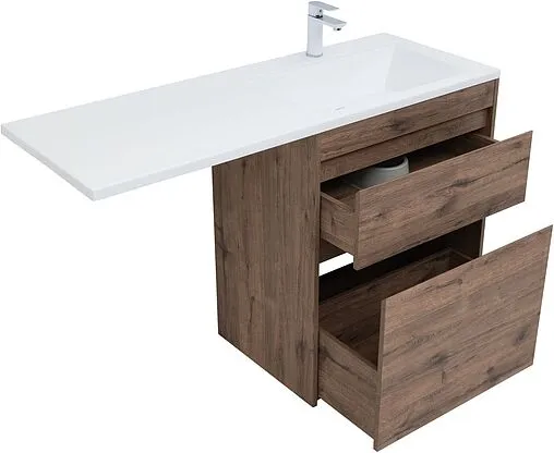 Тумба под умывальник напольная Aquanet Токио 68 дуб веллингтон 00333652